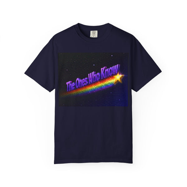 The Ones Who Know T-Shirt — Retro Rainbow Shooting Star Graphic
