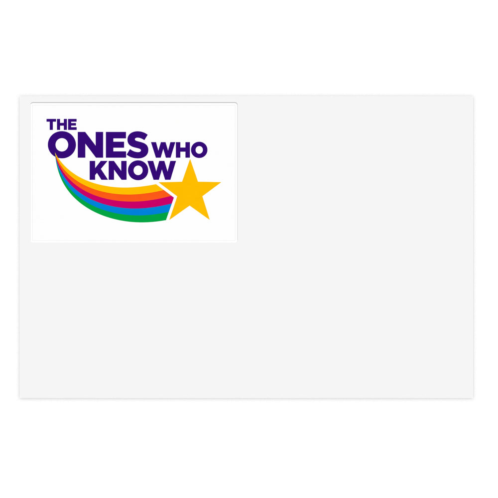 The Ones Who Know PSA Sticker Sheet — Retro Decorative Sticker