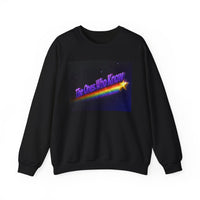 Crewneck Sweatshirt — "The Ones Who Know" Retro Rainbow Shooting Star Design