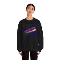 Crewneck Sweatshirt — "The Ones Who Know" Retro Rainbow Shooting Star Design